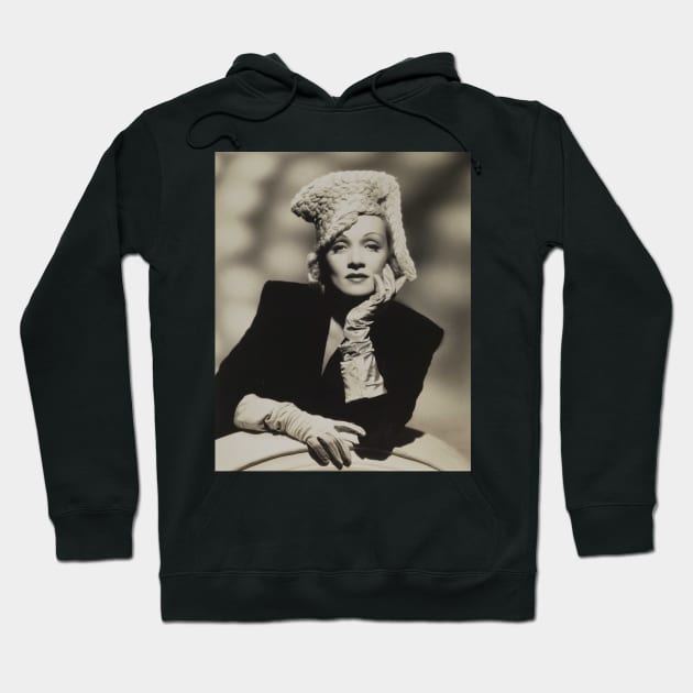 Marlene Dietrich hat Hoodie by KOTFILMS